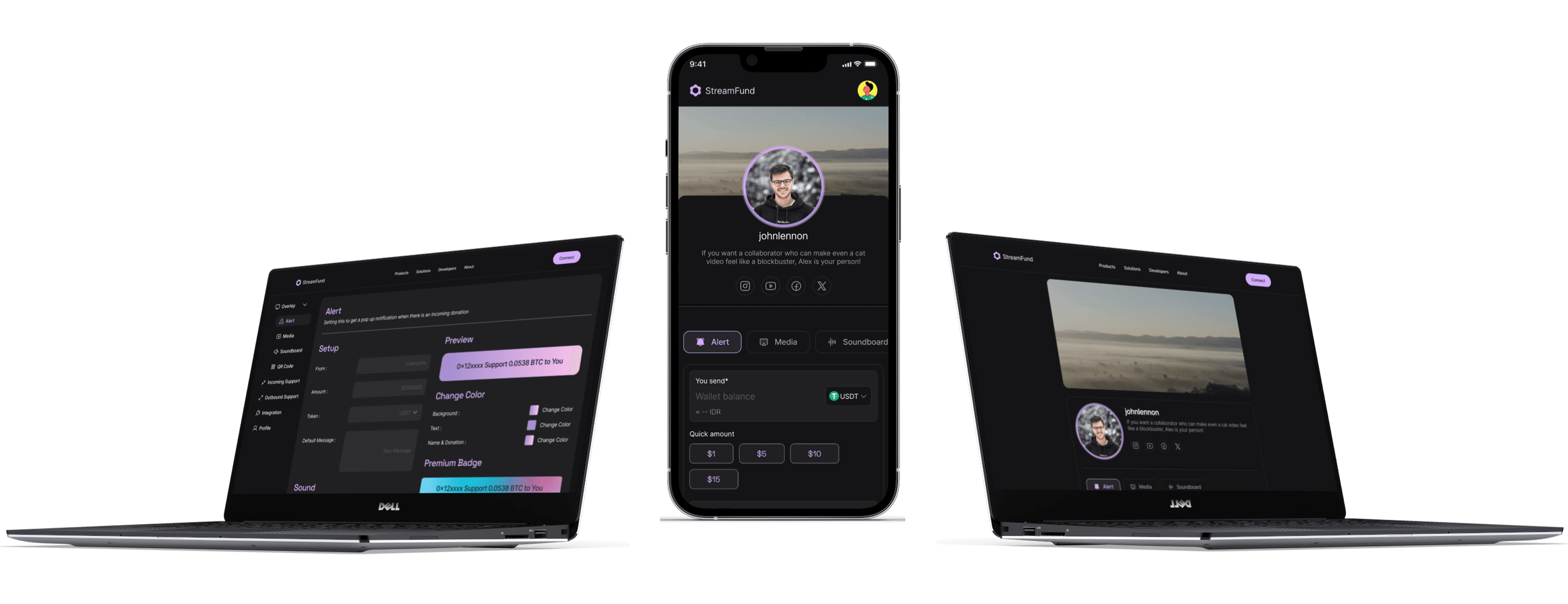 StreamFund App